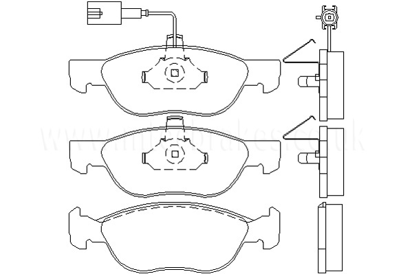 Brake Discs and Pads for GTV 3.0 V6 09/98-10/03